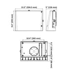 LED Slim Wall Pack, Full Cutoff, Dusk to Dawn, 100W, Selectable CCT, 15500 Lumens