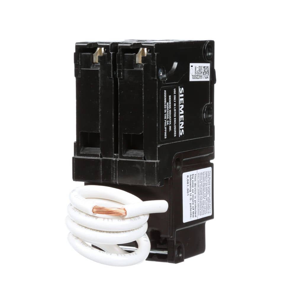 Siemens QPF 2-Pole GFCI Circuit Breaker, model QF230AP, alternate product view 12