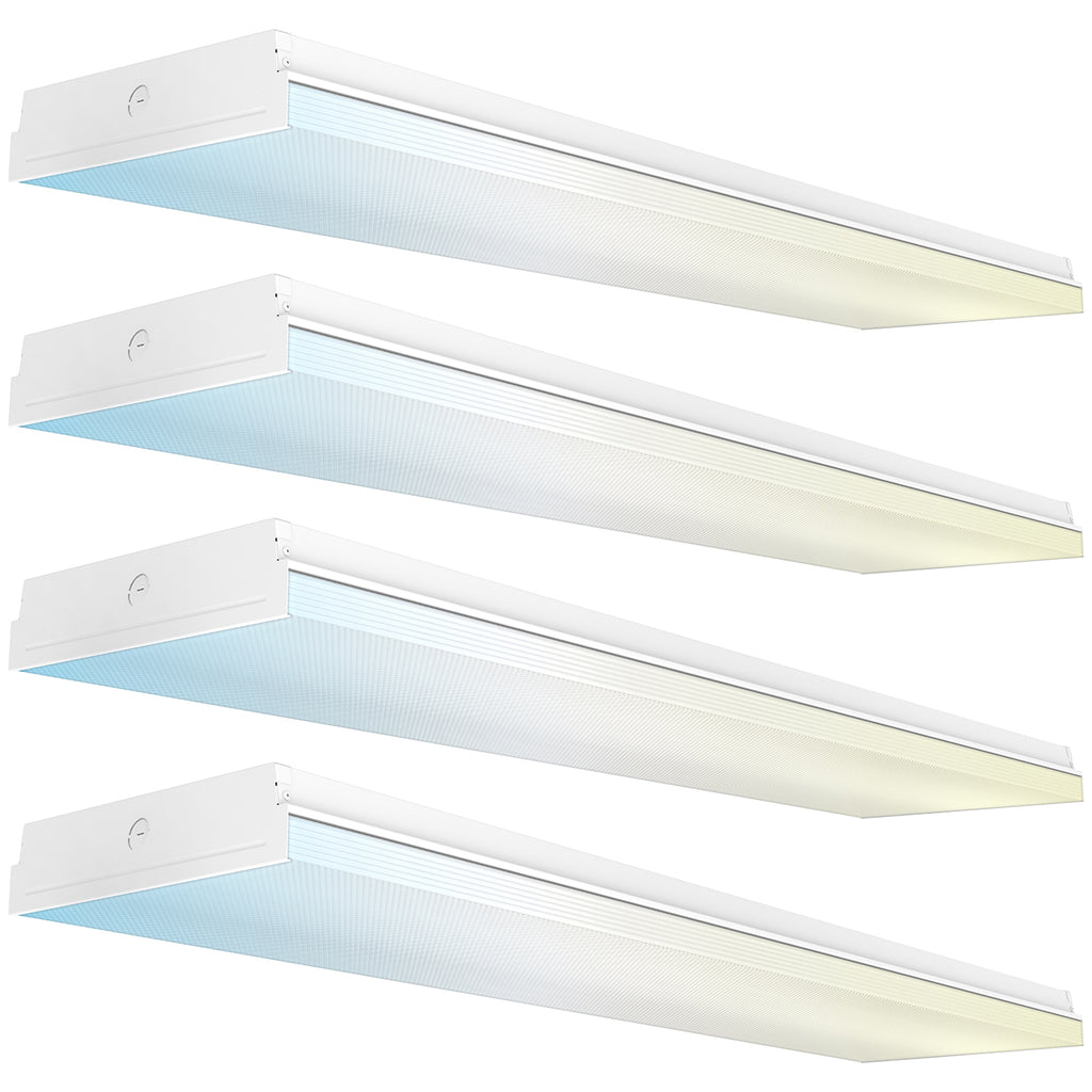 LED Prisma Wraparound, 72W, 4ft x 11in, Selectable CCT, 8500 Lumens