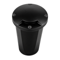 Black single-aperture marker well light