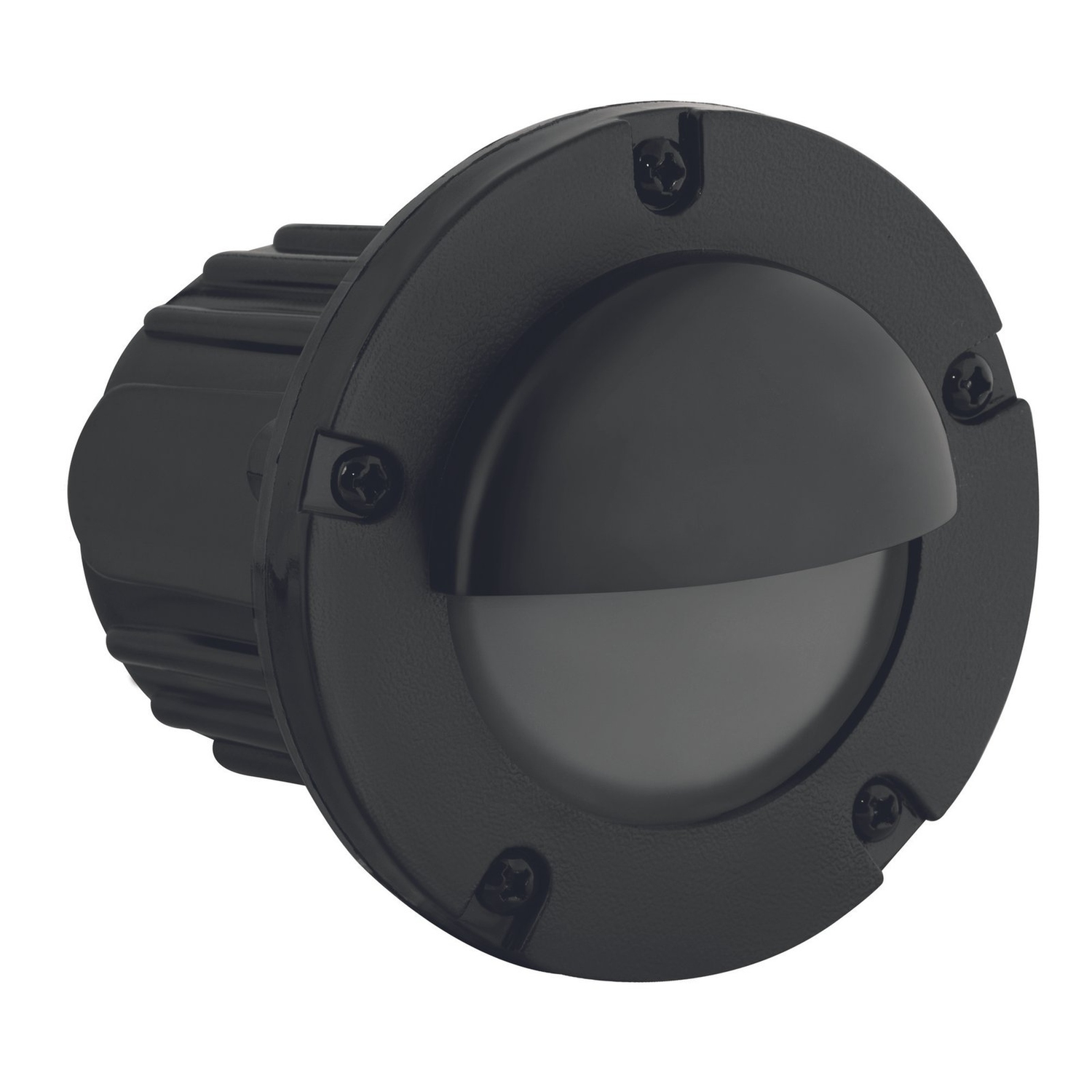 Half-Moon Disc step light in Black