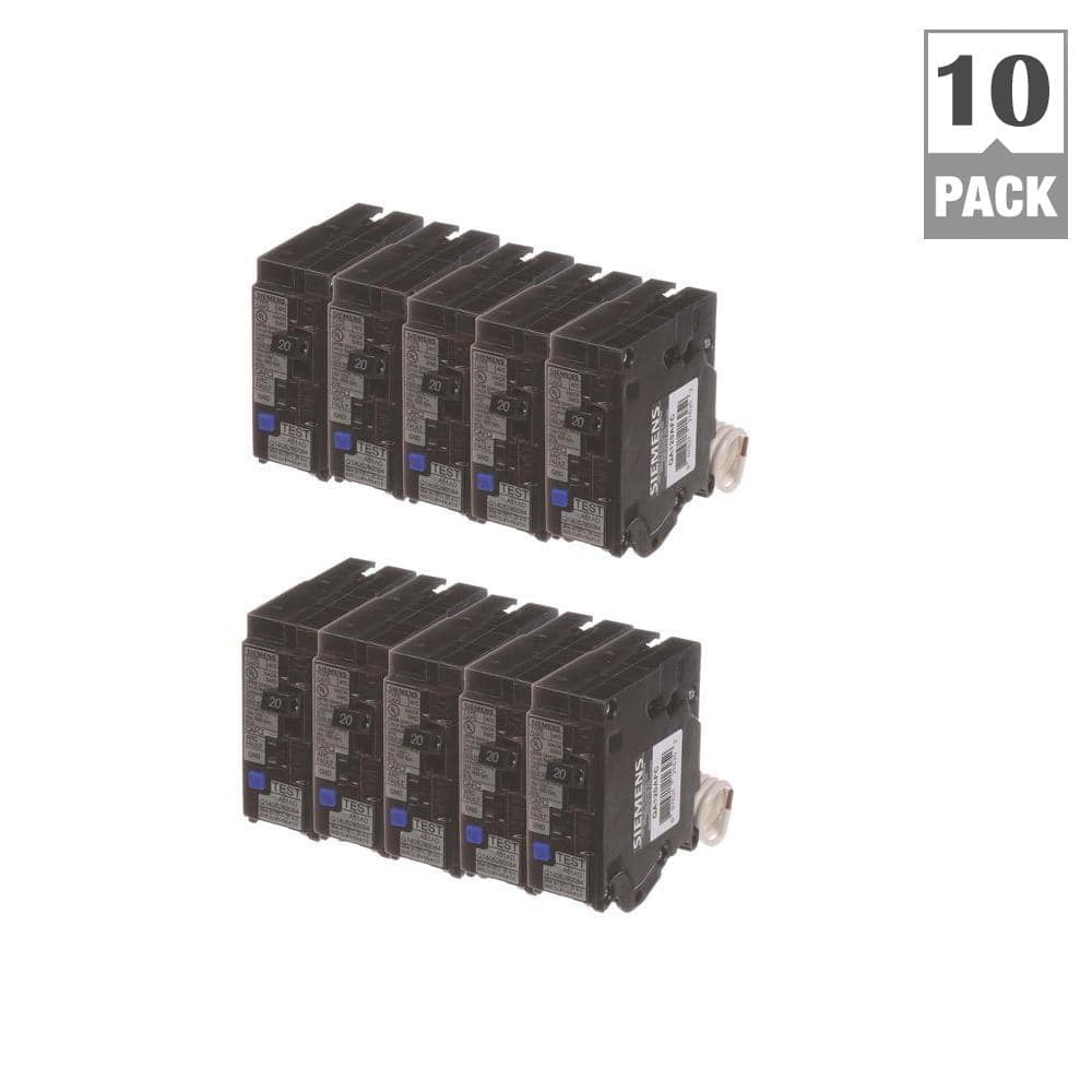 Siemens Combination AFCI Circuit Breaker 10-Pack, model BUNQAAFC1510, alternate product view 8