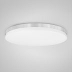13 Inch Round Brushed Nickel Ceiling Light, Selectable CCT, 1400 Lumens