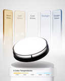 Sunco's 13 inch black ceiling fixture has selectable color temperature, ranging from 2700K to 6000K.