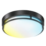 The 13" Selectable Ceiling Light Fixture (Black) is a low-profile addition to 
your home or office, providing a clean and modern look.
