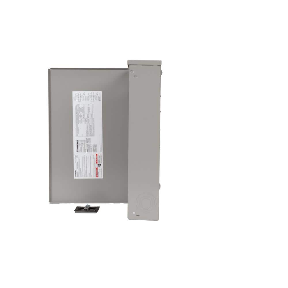 Siemens PN Series 200 Amp 8-Space 16-Circuit Main Lug Plug-On Neutral Trailer Panel Outdoor with Copper Bus, model PNW0816L1200TC, alternate product view 3