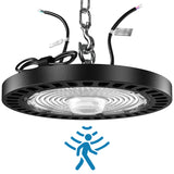 UFO High Bay 150W Motion Activated LED Fixture, 22000 Lumens