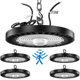 UFO High Bay 150W Motion Activated LED Fixture, 22000 Lumens