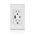 Tamper Resistant Duplex Receptacle, Dual AC & USB-A/USB-C In-Wall Outlet