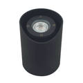 Black open-face shielded-sleeve well light