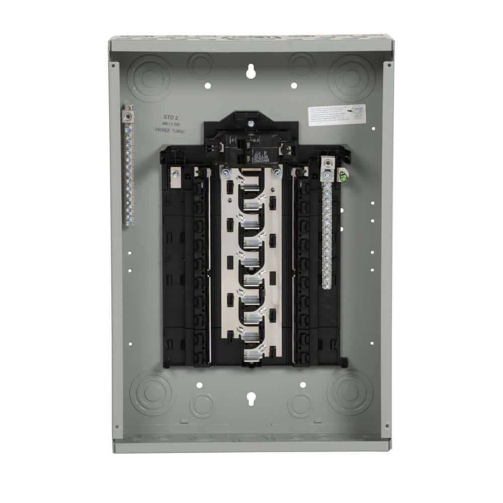 Siemens SN Series 100 Amp 20-Space 20-Circuit Indoor Main Breaker Plug-On Neutral Load Center, model SN2020B1100, alternate product view 2
