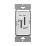 Enerlites 3-Speed Fan Control and LED Dimmer Slider, Single Pole