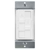 Enerlites 3-Speed Slide Fan Control & LED Dimmer Switch - Single Pole