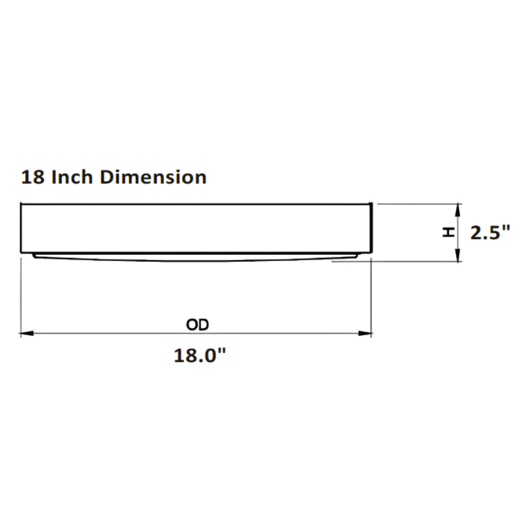 18 Inch dimension of led kitchen ceiling light or ceiling lights for living room 