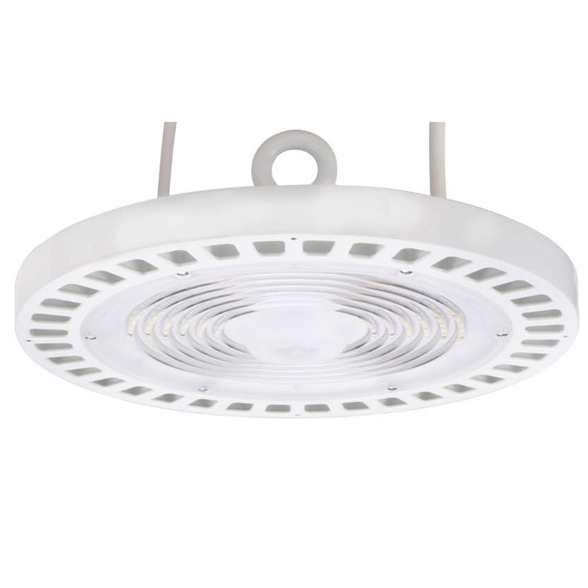 UFO High Bay 200W LED Fixture, White, 28000 Lumens