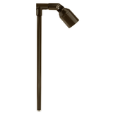 Hooded Stem Path Light, 24 Inch Stem, Bronze, 45° Beam Angle, 350 Lumens