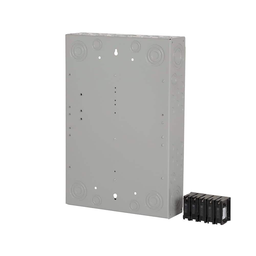Siemens SN Series 100 Amp 20-Space 20-Circuit Main Breaker Plug-On Neutral Load Center Value Pack, model SN2020B1100P1, alternate product view 4
