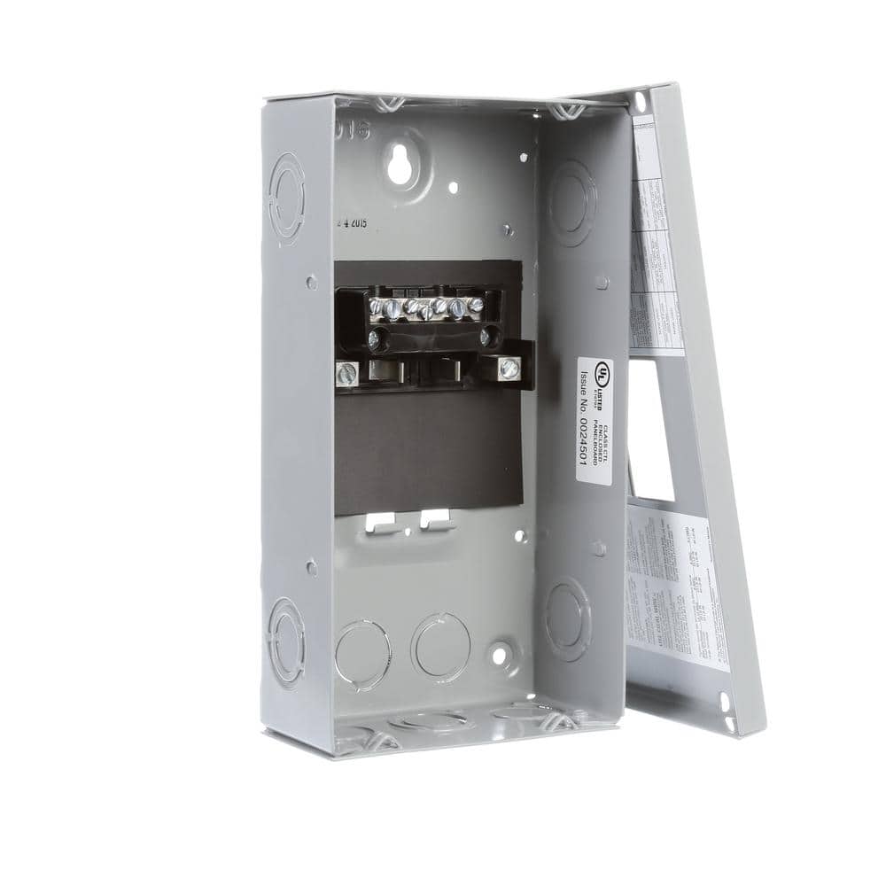 Siemens EQ 60 Amp 2-Space 4-Circuit Main Lug Surface Mount Load Center, model E0204ML1060SU, alternate product view 4