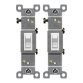 Enerlites Residential Grade 15A Toggle Switch, Single Pole