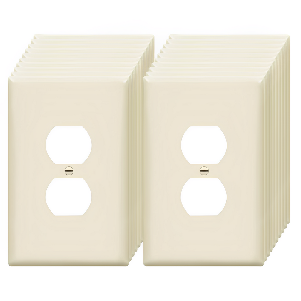 Enerlites Duplex Receptacle One-Gang Wall Plate, Over-Size – Sunco Lighting