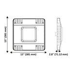 LED Gas Station Canopy Light, 150W, 20100 Lumens