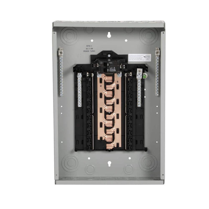 Siemens PN Series 100 Amp 20-Space 20-Circuit Main Breaker Plug-On Neutral Load Center Indoor with Copper Bus, model PN2020B1100C, product view