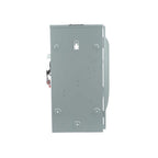 Siemens Heavy Duty 200 Amp 600-Volt 3-Pole Outdoor Fusible Safety Switch, model HF364R, alternate product view 3