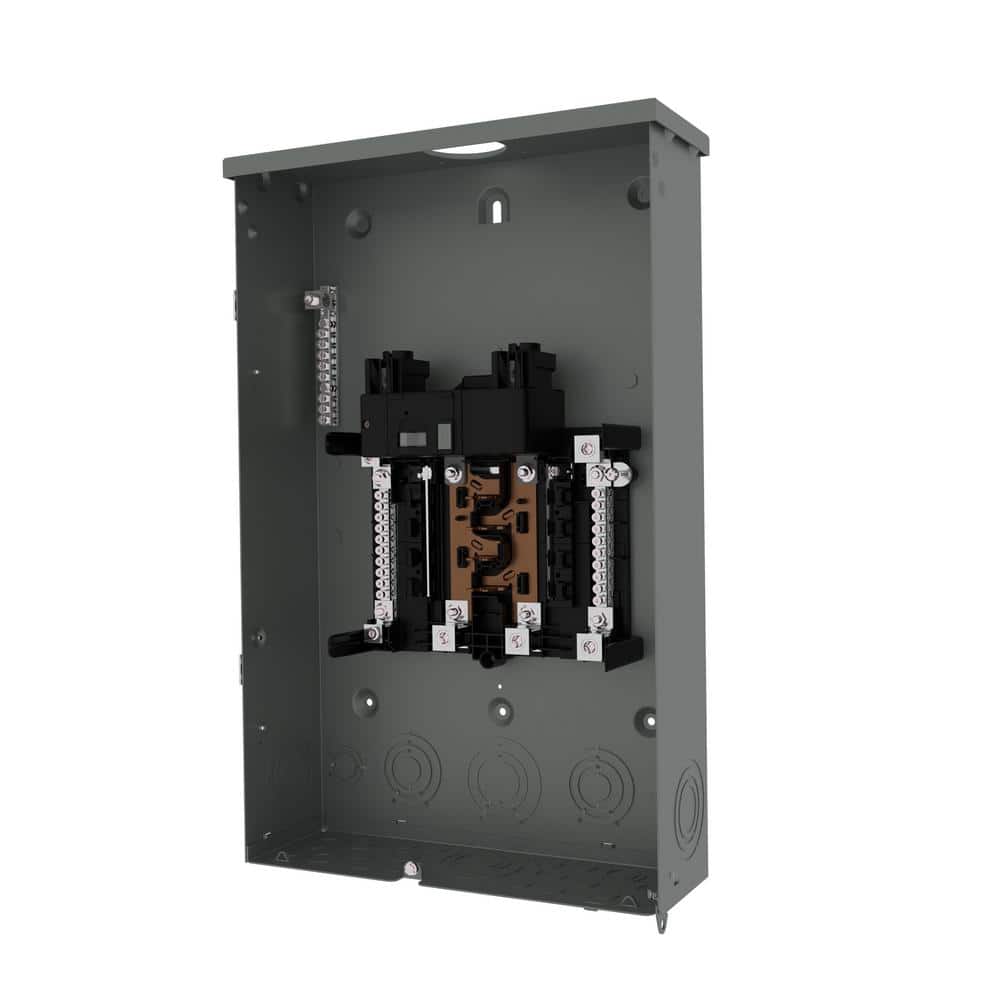 Siemens SN Series 200 Amp 8-Space 16-Circuit Outdoor Main Breaker Plug-On Neutral Load Center, model SNW0816B1200T, alternate product view 3
