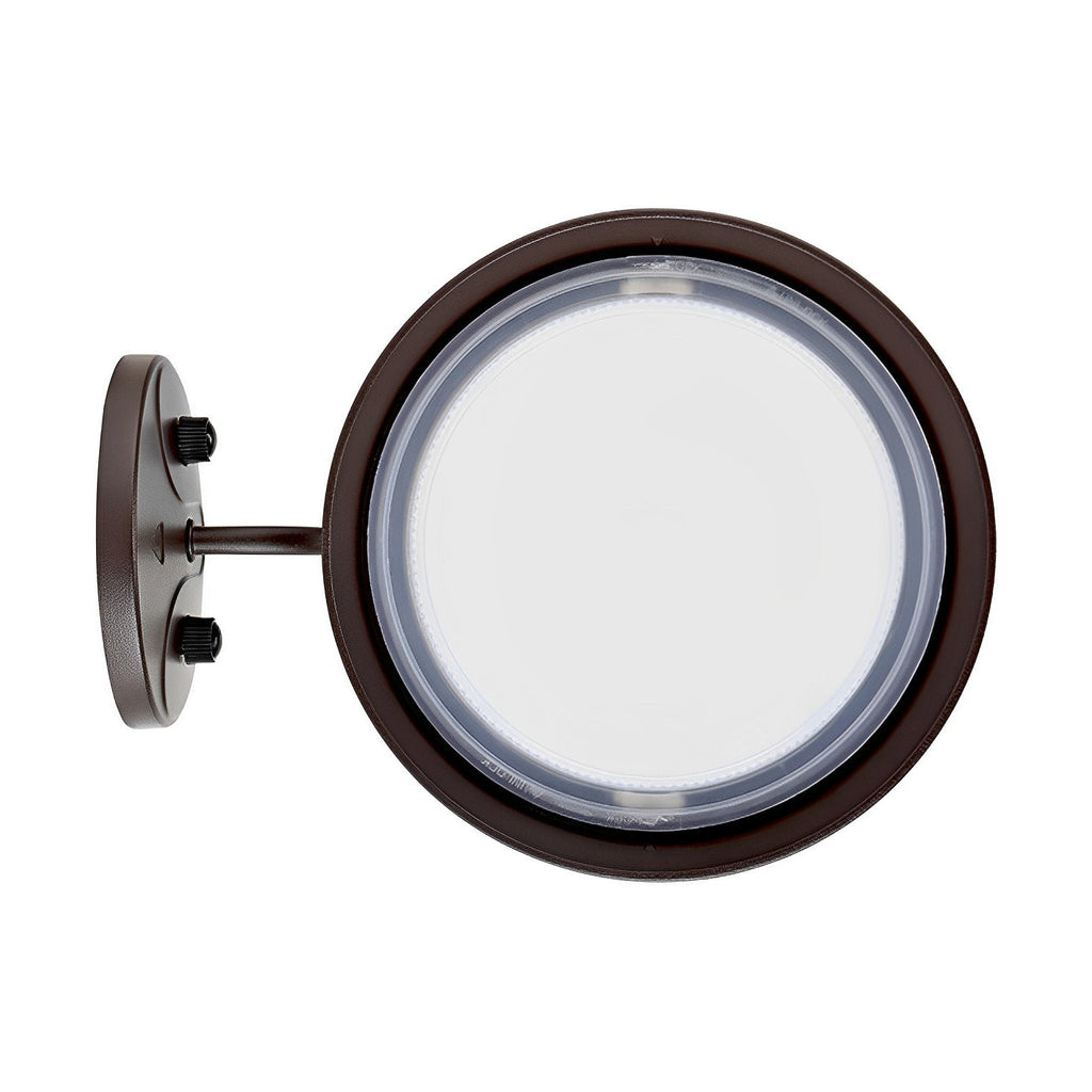 LED Gooseneck Wall Sconce, Dusk to Dawn Photocell, 3000 Lumens