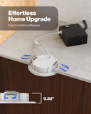 Recessed LED Lighting, 3 Inch, Slim, Selectable CCT, 500 Lumens