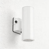 White Cylinder LED Wall Sconce, 20W/16W/10W, Dusk to Dawn Photocell , 2800 Lumens