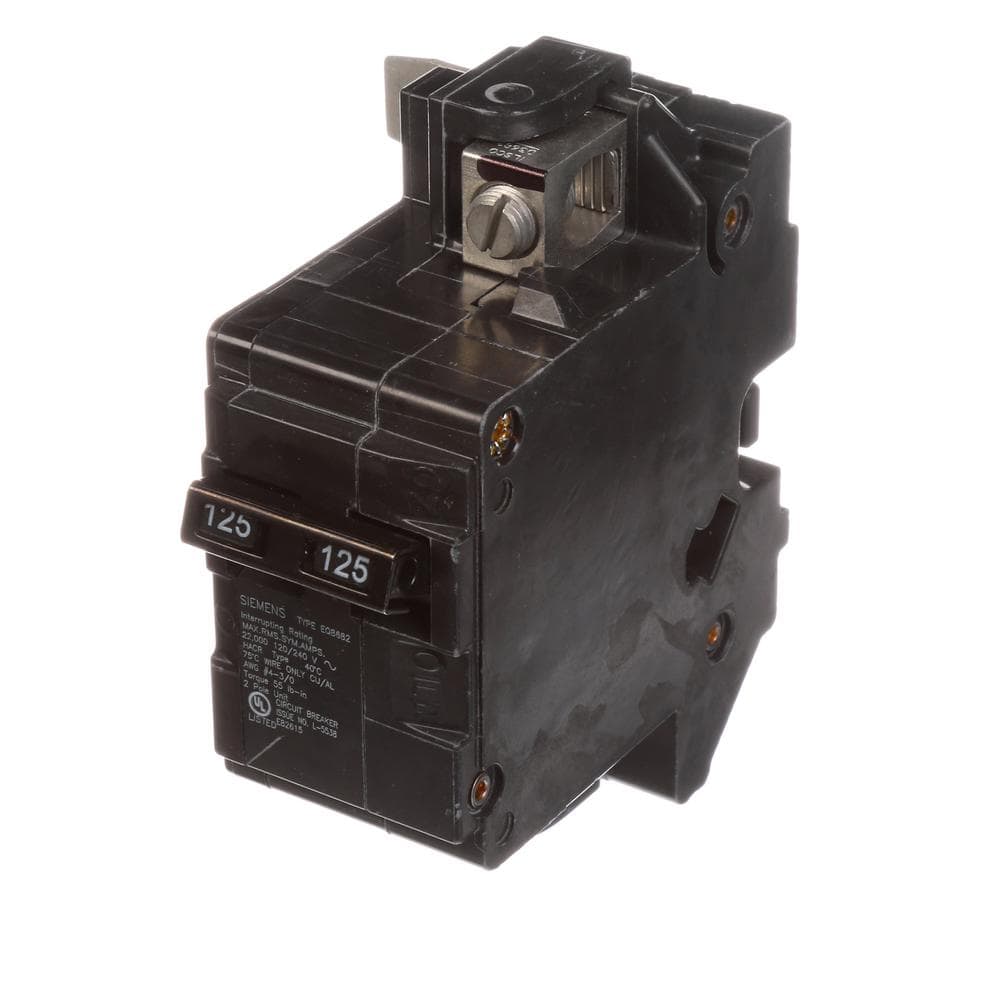 Siemens 125 Amp Main Breaker Conversion Kit, model MBK125A, product label detail, image 3