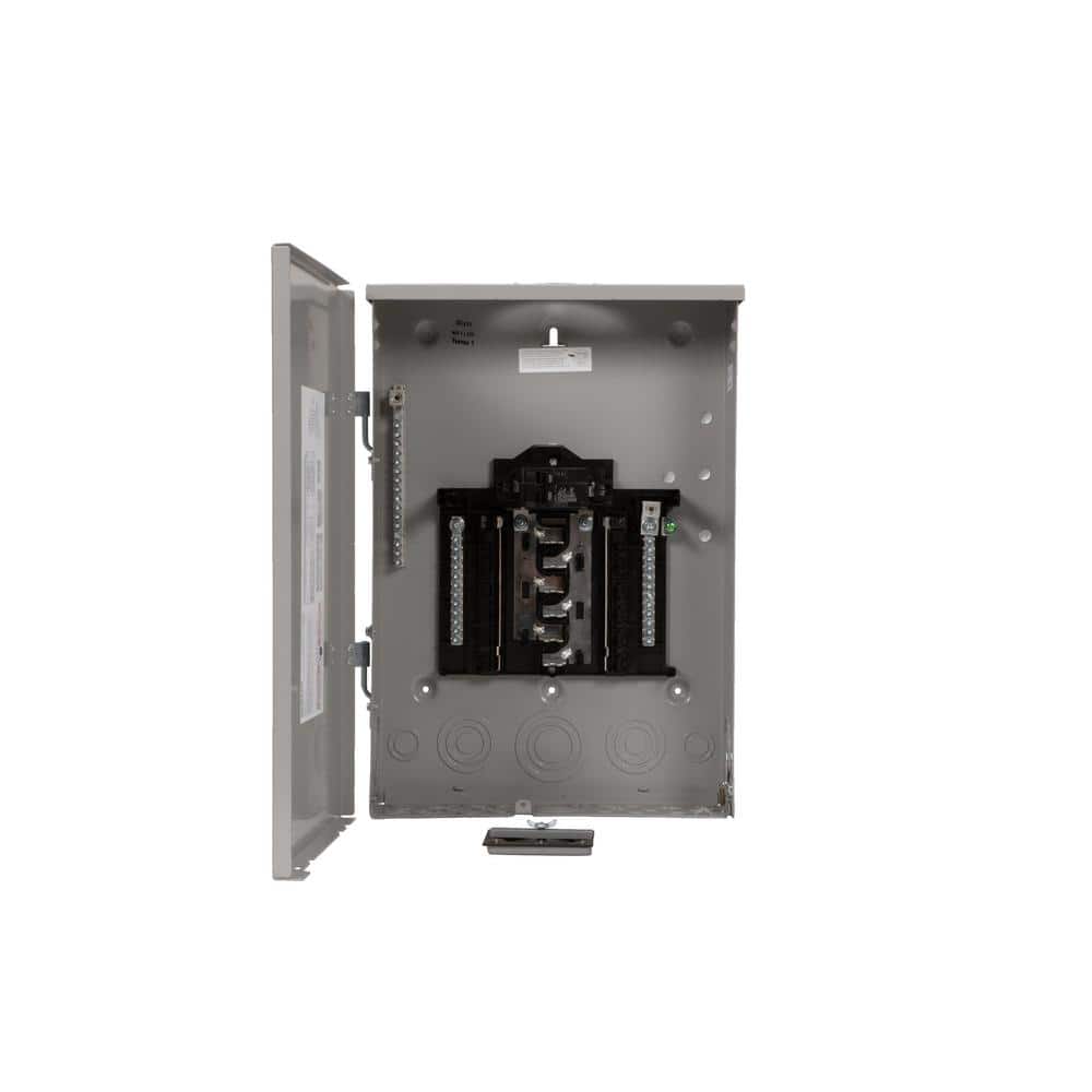 Siemens SN Series 100 Amp 12-Space 24-Circuit Outdoor Main Breaker Plug-On Neutral Load Center, model SNW1224B1100, alternate product view 2