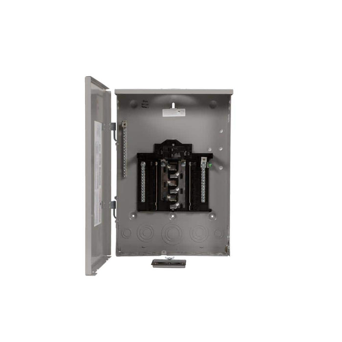 Siemens SN Series 100 Amp 12-Space 24-Circuit Outdoor Main Breaker Plug-On Neutral Load Center, model SNW1224B1100, alternate product view 2