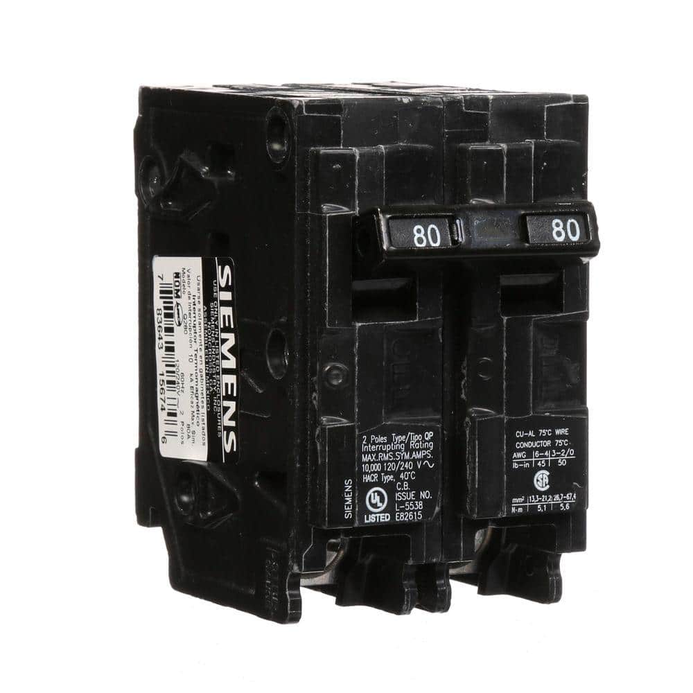 Siemens 30 Amp Double-Pole Type QP Circuit Breaker, model Q230U, product label detail, image 30