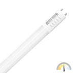 T8 LED Tube, 2ft, Frosted Glass, Plug & Play, Hybrid Type A+B, 8W, Selectable CCT, 1100 Lumens