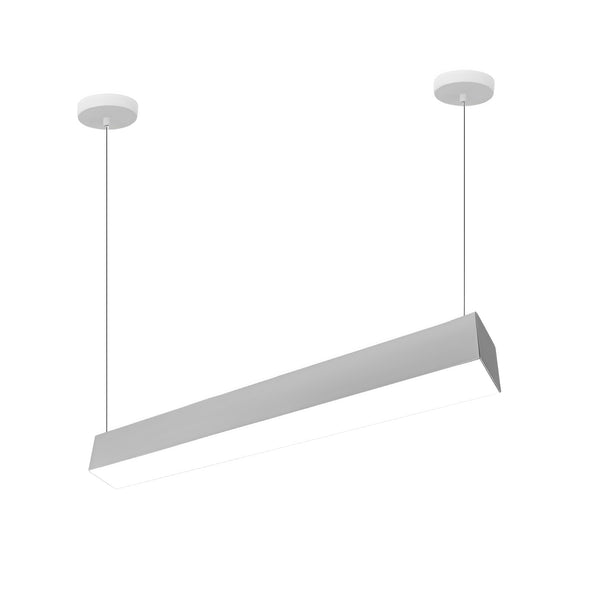 2ft LED Linear Pendant Up/Down Light, 25W/20W/15W, Selectable Wattage ...