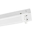 2ft LED Ready Strip Light Fixture - Double Lamp - Non-Shunted - Double Ended - Accommodates 2 T5 LED Tube Lights - White Finish - UL Certified Utility Surface or Hanging Mount Fixture