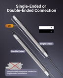 T8 LED Tube, 2ft, Clear Glass, Bypass, Type B, 10W, Single/Double Ended, 1200 Lumens