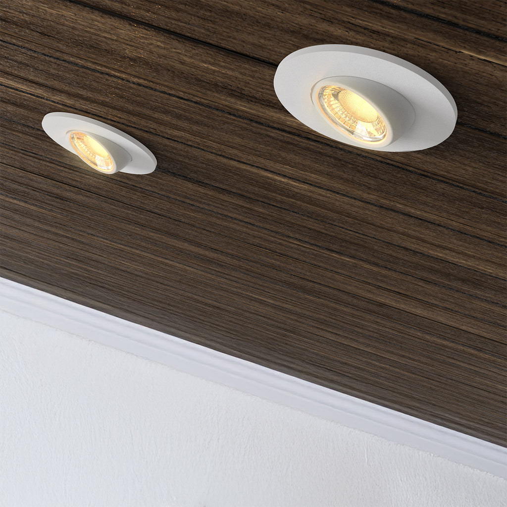 The 2" Selectable Gimbal gives you targeted lighting at your fingertips, ideal for accent walls, sloped ceilings, or focused task zones.