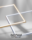 Sunco 2x2 Grid frame panel light is durable and lightweight.