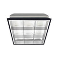 Front View of led troffer light or 2x2 troffer lights