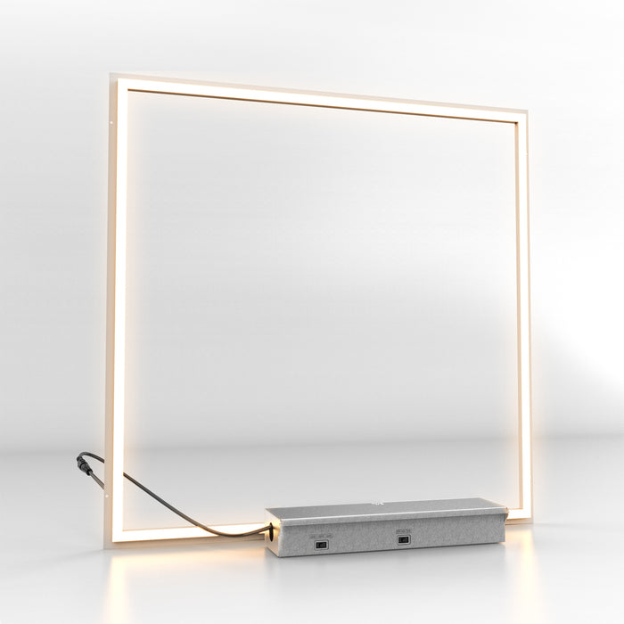 Sunco's 2x2 grid ceiling panel comes with a metal junction box.