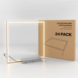 LED Grid Frame Ceiling Light, 50W/40W/30W, 2x2, Selectable Wattage & CCT, 5500 Lumens