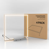 LED Grid Frame Ceiling Light, 50W/40W/30W, 2x2, Selectable Wattage & CCT, 5500 Lumens