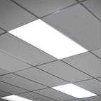 LED Ceiling Panel Light, 50W/40W/30W, 2x4, Selectable Wattage & CCT, 5500 Lumens