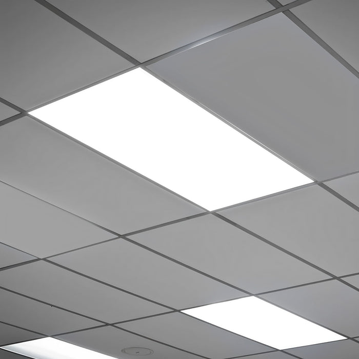 LED Ceiling Panel Light, 50W/40W/30W, 2x4, Selectable Wattage & CCT, 5500 Lumens