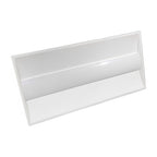 2x4 Center Basket LED Troffer Panel Light, 30/40/50/60/72W, 5 Color Selectable 3000K | 3500K | 4000K | 5000K | 6500K, Dimmable Drop Ceiling Lights, Damp Rated, 100-277V, ETL & DLC Premium