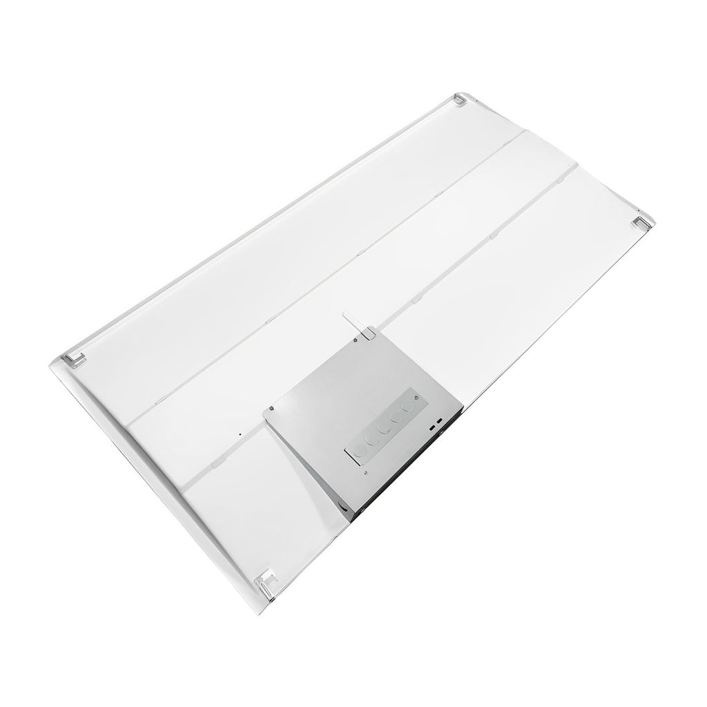 LED Center Basket Troffer with Motion Sensor Receptacle, 72W/60W/50W/40W/30W, 2x4, Selectable Wattage & CCT, 9000 Lumens