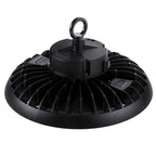 The UFO High Bay features an aluminum heat sink for better cooling and heat dissipation.